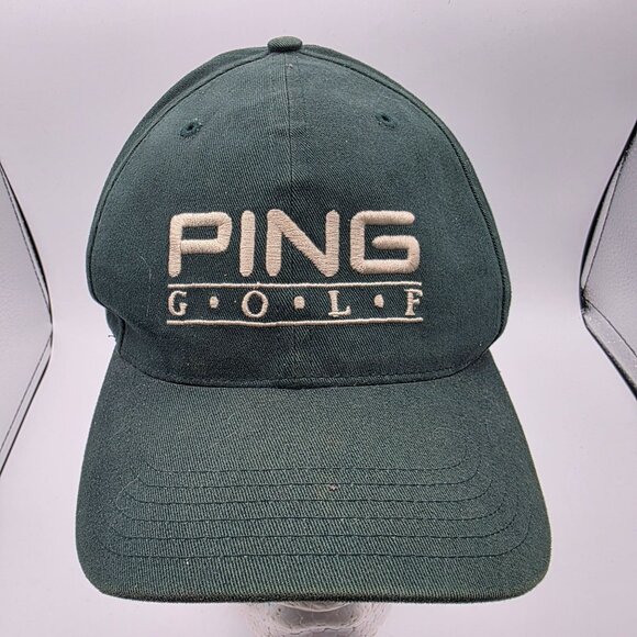 Ping Golf Adjustable Green Baseball Hat Casual Outdoors Walking Summer - Picture 1 of 10